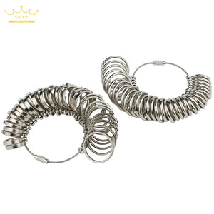 Metal Ring Measuring Tool Finger Ring Sizer 1-33 Measure Tool