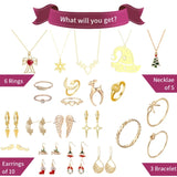 Jewelry Advent Calendar for Women Christmas Surprise Gift