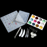 Epoxy Resin Jewelry Molds Set for Letter Casting