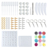 Epoxy Resin Jewelry Molds Set for Letter Casting