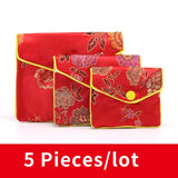 Chinese Style Jewelry Bag Double-layer Brocade Storage Bags