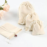 Flannel Solid Drawstring Jewelry Bag in Sugar Melon Pink