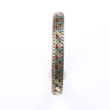 Silver Rose Rhinestone Bracelet Cuff Jewelry