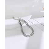 Double Layer Twin Titanium Steel Bracelet