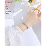 Double Layer Twin Titanium Steel Bracelet