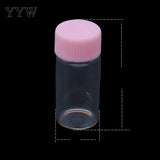 Glass Beads Container Pink 20PCs