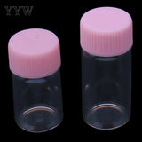 Glass Beads Container Pink 20PCs