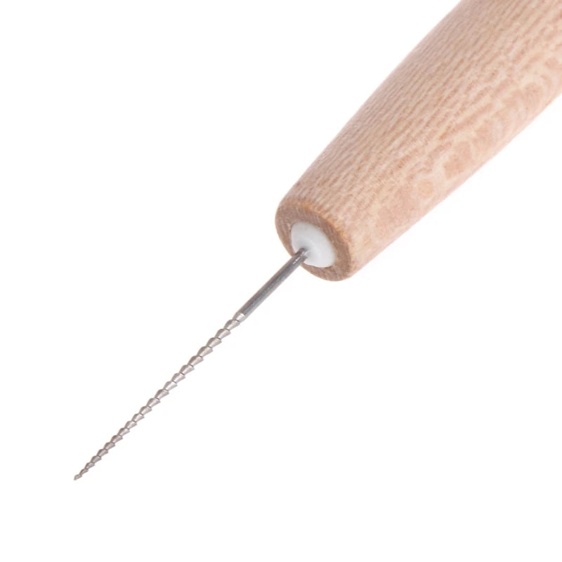 Wood Handle Jewelry Beads Enlarger Tool DIY Reamer Tackle