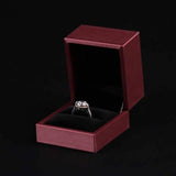 Blue Flannelette Jewelry Box 6x6.5x5cm