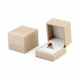 Blue Flannelette Jewelry Box 6x6.5x5cm