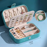 Jewelry Box Ring Bracelet Necklace Ear Studs Storage