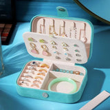 Jewelry Box Ring Bracelet Necklace Ear Studs Storage
