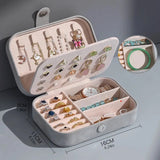 Jewelry Box Ring Bracelet Necklace Ear Studs Storage