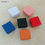 Mini Square Jewelry Gift Boxes Set of 48