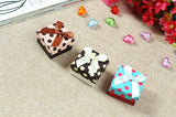 Elegant Square Dots Jewelry Gift Box, Wedding Ring Packaging Case, 16pcs