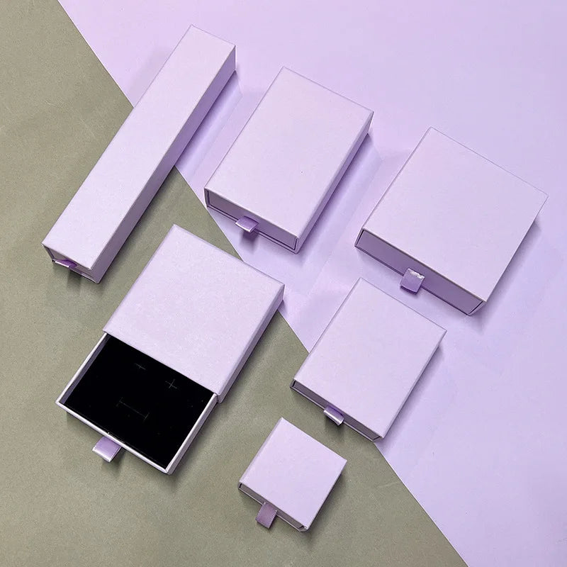 Jewelry Box with Earrings, Bracelet, Necklace Ring - 1PC