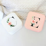 Alphabet Print Jewelry Box Bridesmaids Proposal Maid of Honor Gift