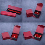 Jewelry Box Bracelet Bangle Necklace Pendant Ring Gift Soft Display Case