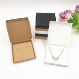 Craft Paper Jewelry Box Set for Women's Display 24 Sets