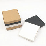 Craft Paper Jewelry Box Set for Women's Display 24 Sets