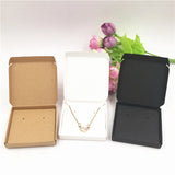 Craft Paper Jewelry Box Set for Women's Display 24 Sets