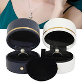 Jewelry Box Cylinder Multifunctional Lightweight Waterproof Ring Necklace Holder