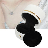 Jewelry Box Cylinder Multifunctional Lightweight Waterproof Ring Necklace Holder