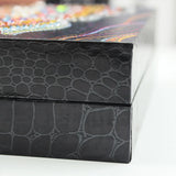Jewelry Box Organizer PU Leather Earrings Rings Travel Portable