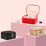 Jewelry Box Display Rack Storage Box Necklace PU Storage Box Travel Portable
