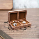 Jewelry Box Earring Storage Double Seat Ring Display Stand