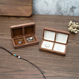 Jewelry Box Earring Storage Double Seat Ring Display Stand