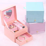 Earring Storage Box Portable Container for Women