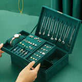 Flannel Jewelry Box Organizer for Women