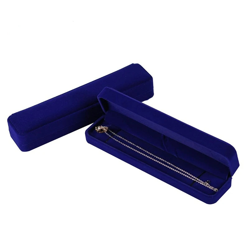 Flannelette Jewelry Box Necklace Bracelet Pendant Holder