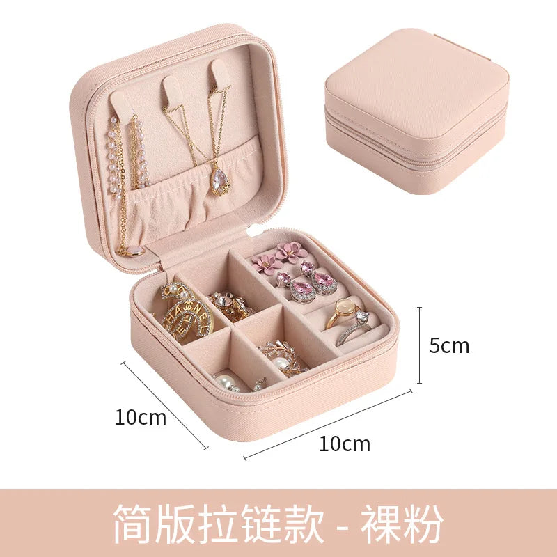 Flannelette Jewelry Box for Rings, Earrings, and Accessories