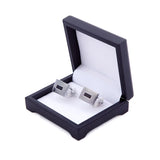 Brown Cufflinks Jewelry Box Storage Container