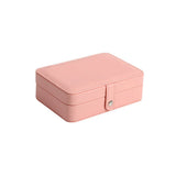 Double Layer Jewelry Box Gift Watch Rings Bracelet Case Display Earring Necklace