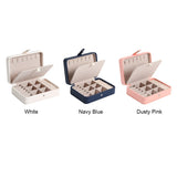 Double Layer Jewelry Box Gift Watch Rings Bracelet Case Display Earring Necklace