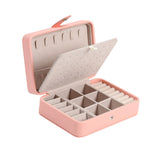 Double Layer Jewelry Box Gift Watch Rings Bracelet Case Display Earring Necklace
