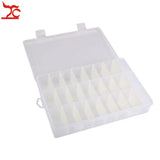 Adjustable 24 Grids Plastic Jewelry Box Holder