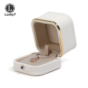 Jewelry Box Display Organizer Wedding Ring Storage