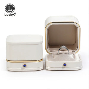 Jewelry Box Display Organizer Wedding Ring Storage