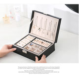 Large Capacity Jewelry Box Convenient Storage Decoration Holder Girls Gift