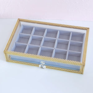 Jewelry Box Organizer for Bracelets Earrings Display Storage Tray