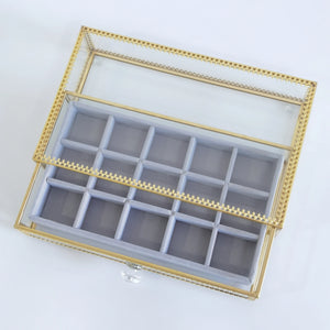 Jewelry Box Organizer for Bracelets Earrings Display Storage Tray