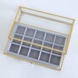 Jewelry Box Organizer for Bracelets Earrings Display Storage Tray