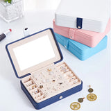 Jewelry Box Organizer Case Storage Necklaces Earrings Bracelet Ring