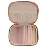 Mini Jewelry Box Organizer Travel Case Ring Necklace Earrings Holder
