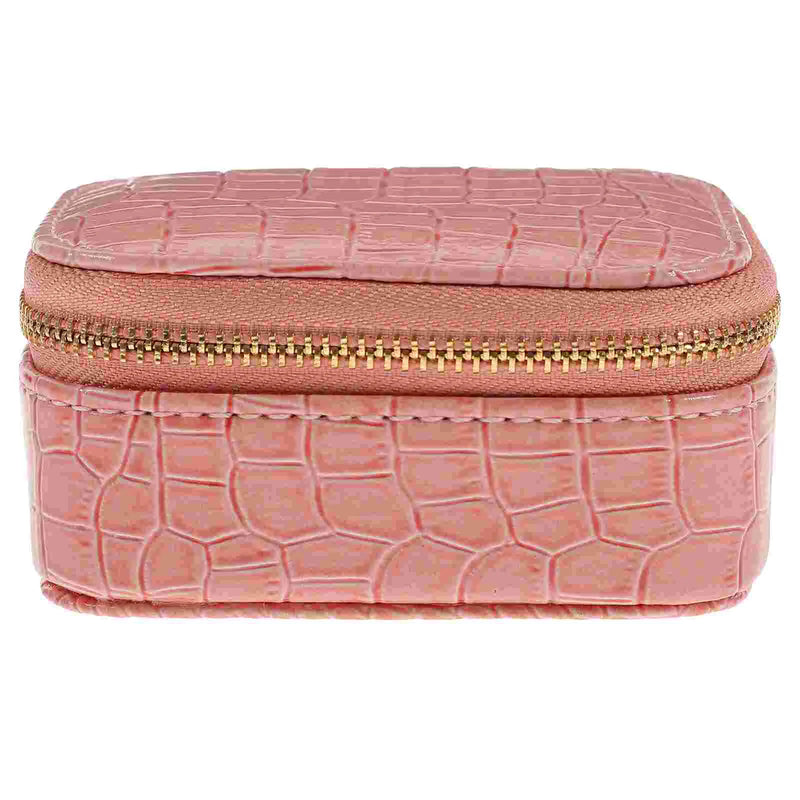 Mini Jewelry Box Organizer Travel Ring Necklace Holder Earring Case
