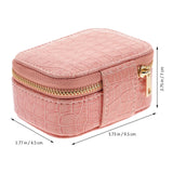 Portable Jewelry Box Organizer Travel Storage Case Ring Necklace Earrings